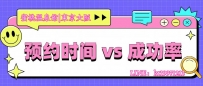 🌸 沫子給大家整理了一份《預約成功率表》，一定要仔細看看哦！ 🌸